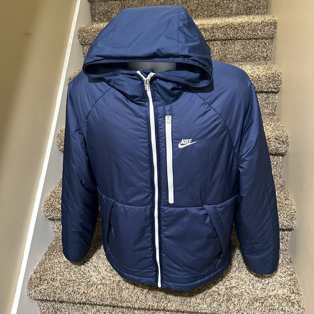 Mint *NIKE therma-fit* insulated warm men’s hoodie jacket coat - M - perfect!